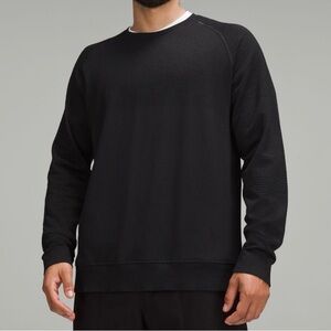 Lululemon Engineered Warmth Long Sleeve Crewneck Solid Black Size Large Men’s